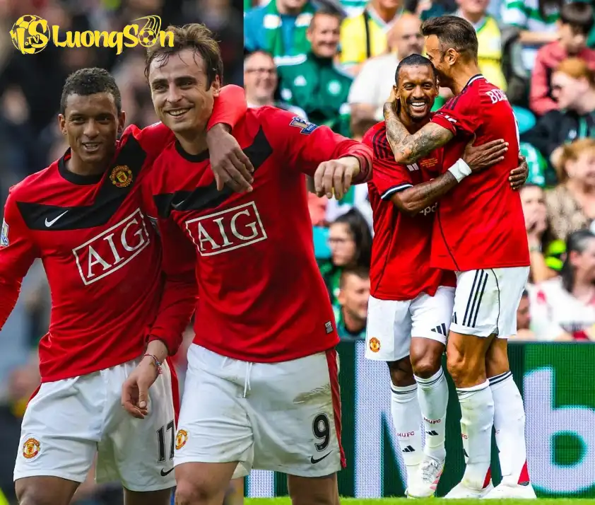 Berbatov và Nani tái hiện màn ăn mừng đầy cảm xúc Berbatov và Nani tái hiện màn ăn mừng đầy cảm xúc