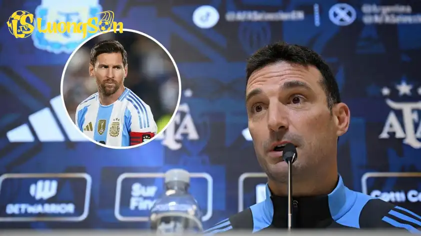 HLV Scaloni chưa chắc khả năng ra sân trong trận đấu với Venezuela