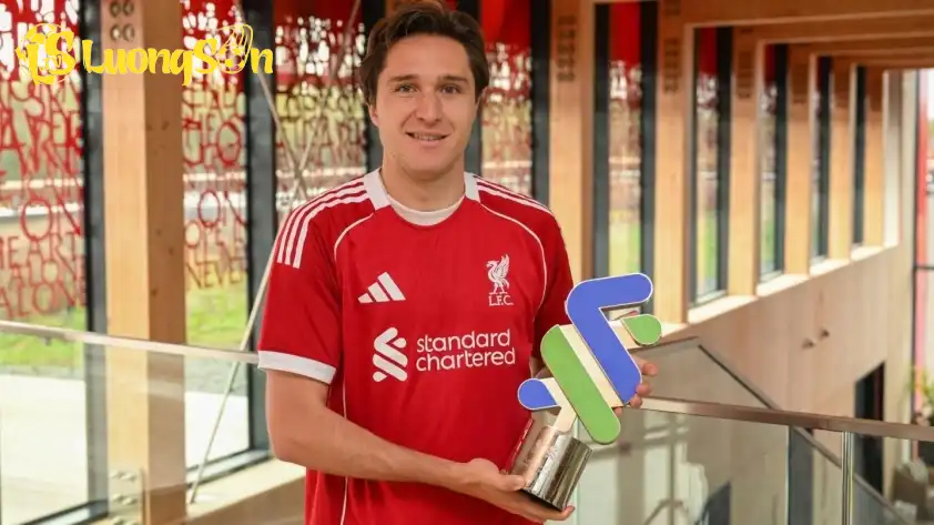 Chiesa là cầu thủ xuất sắc nhất tháng 9 của Liverpool (Ảnh: CLB) Chiesa là cầu thủ xuất sắc nhất tháng 9 của Liverpool