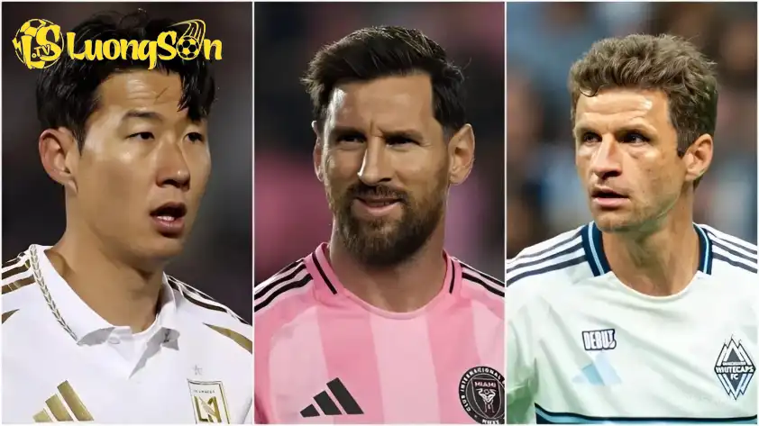 Mức lương của Son Heung-min và Muller vẫn còn thua xa Messi