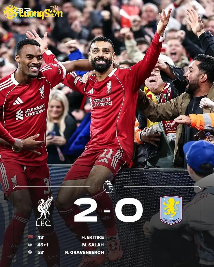 Salah và Gravenberch tỏa sáng, mang về chiến thắng cho Liverpool (Ảnh: 433). Salah và Gravenberch tỏa sáng, mang về chiến thắng cho Liverpool
